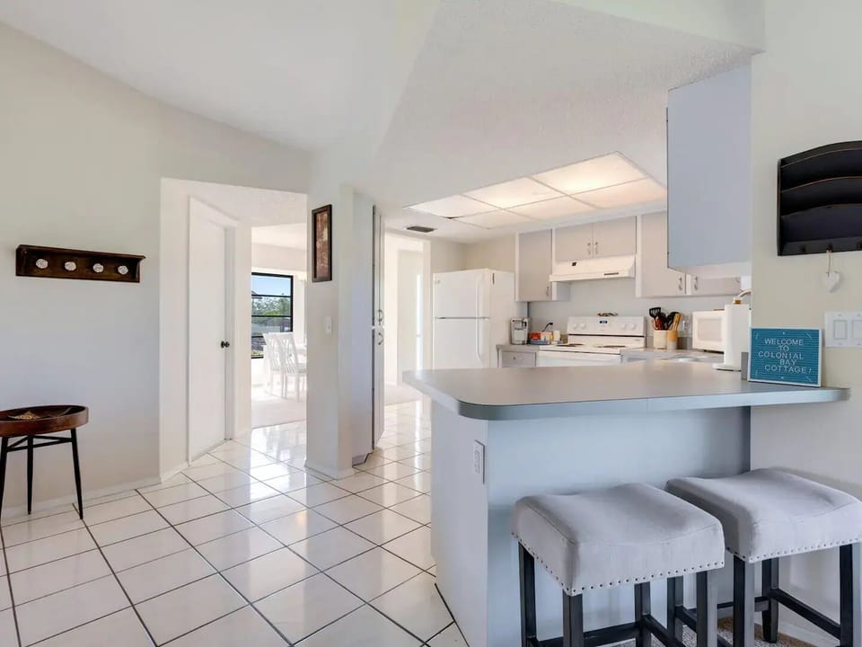 Kitchen view from family room.