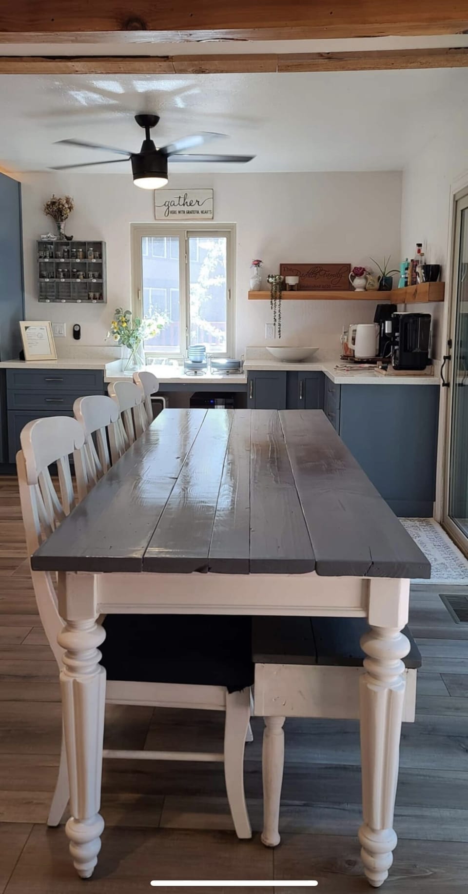 A table big enough to host family dinners and game nights! 