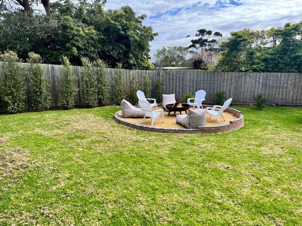 Enjoy quality time together at the fire pit
