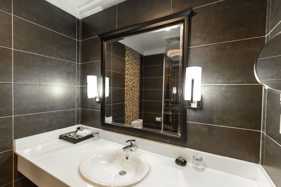 Superior Room | Bathroom | Free toiletries, hair dryer, bathrobes, slippers