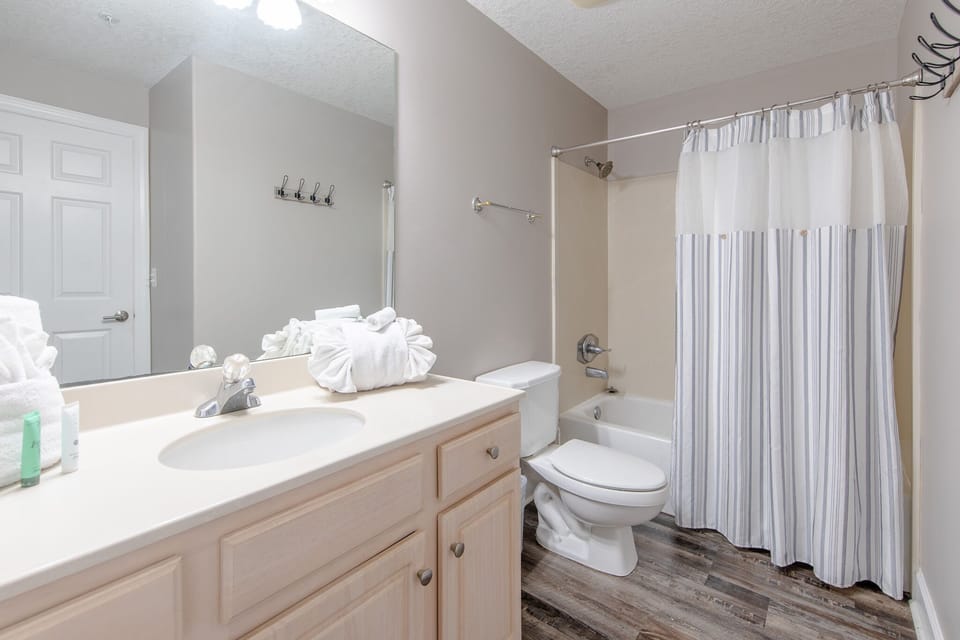 Master bathroom.