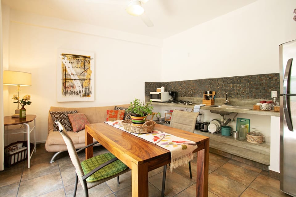Loft C: one bedroom king size bed | Private kitchen | Microwave, oven, coffee/tea maker, toaster