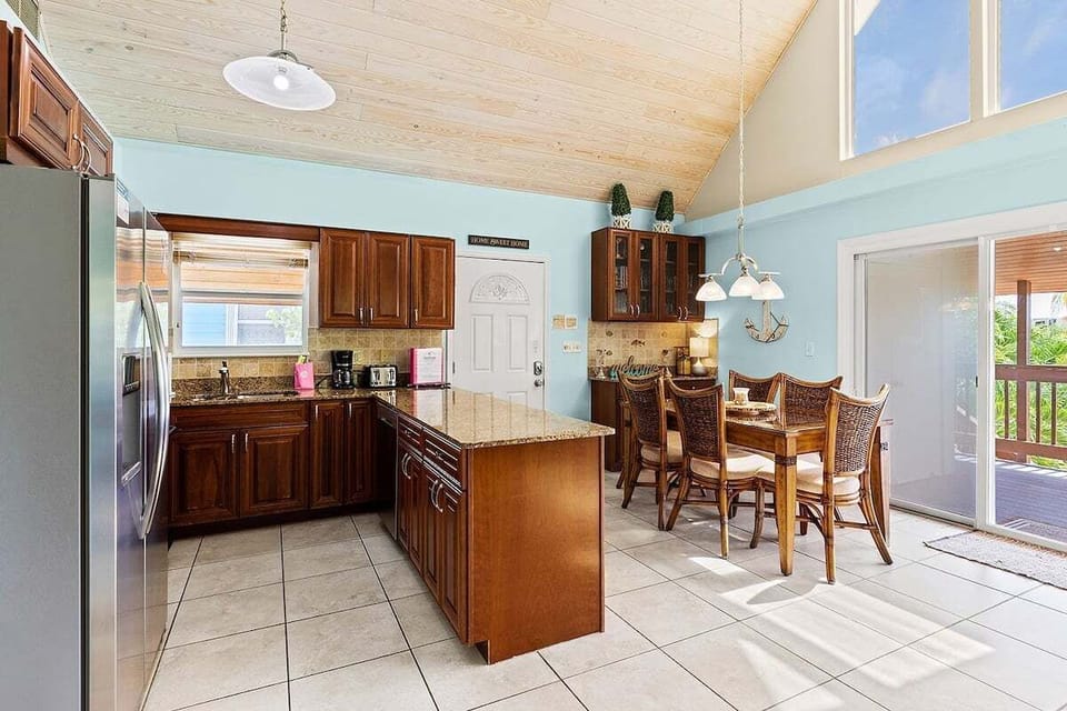 Prepare your favorite meals in a kitchen stocked with everything you need.