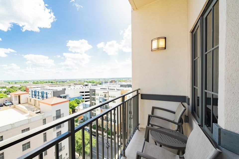 Balcony • City View with Seating