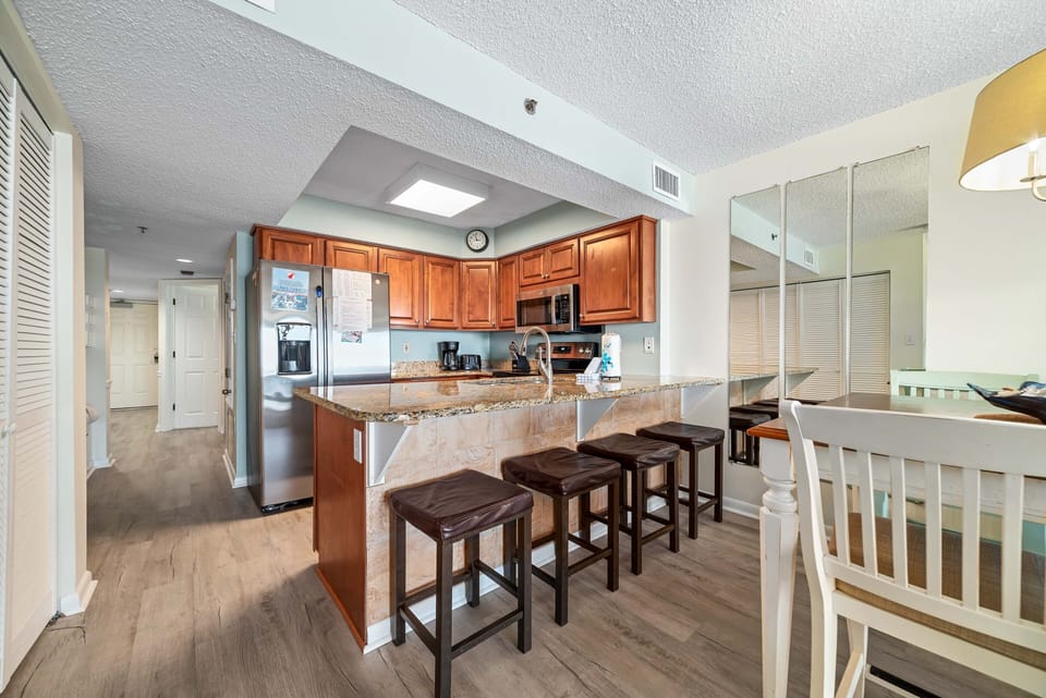 Kitchen and dining area