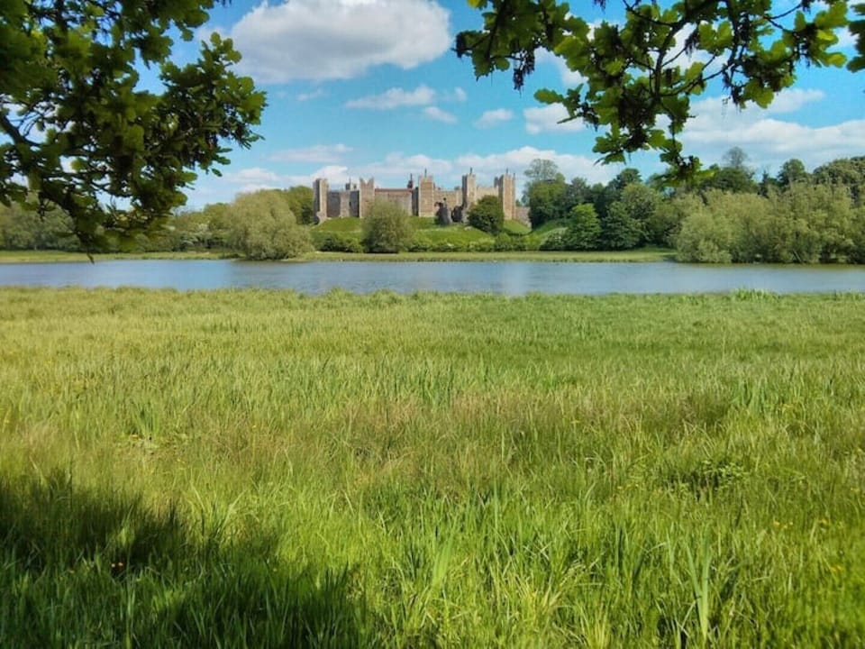 The beautiful Framlingham Castle - a short walk through town from the house