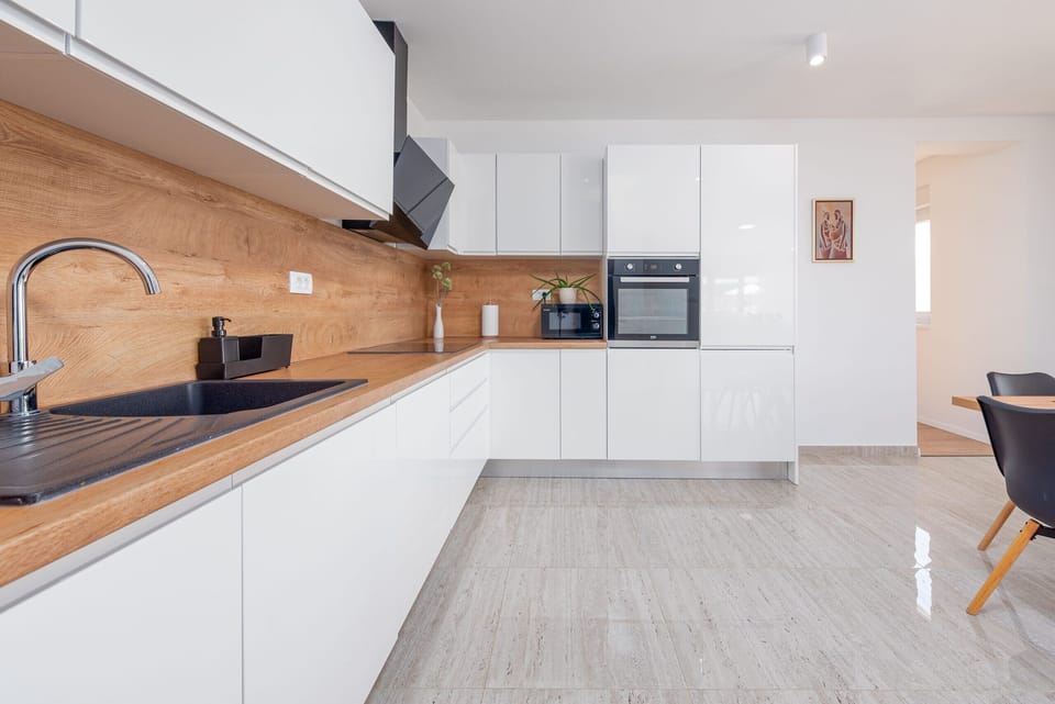 Villa, 3 Bedrooms, Private Pool, Sea View | Private kitchen | Microwave, oven, dishwasher, electric kettle