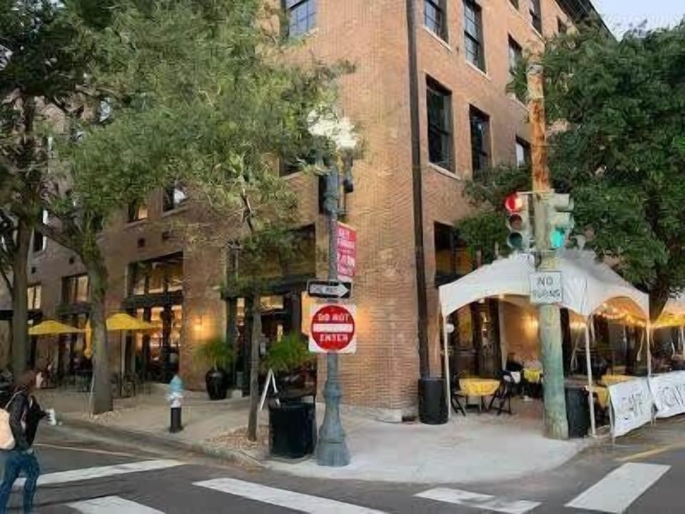 restaurant across the street