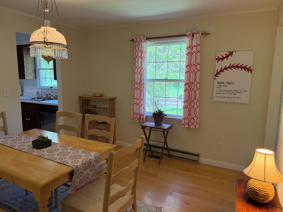 Dining room with Kitchen beyond