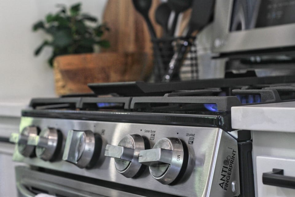 A gas stove is like camping, inside. Most items will easily cook to perfection! 