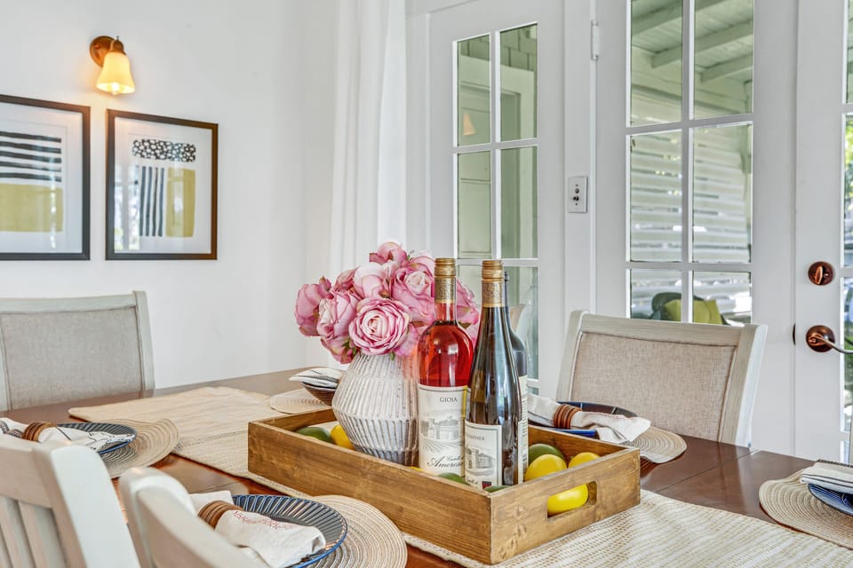 Beautiful dining table for 8 persons to enjoy delicious meals with your family