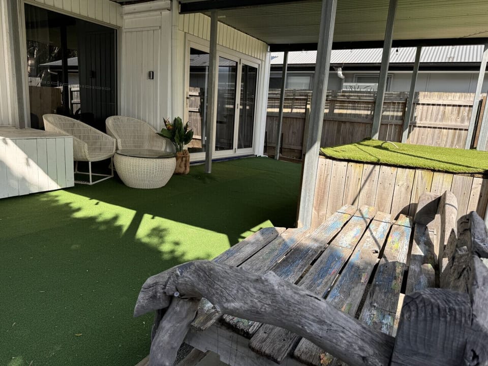 Back yard area