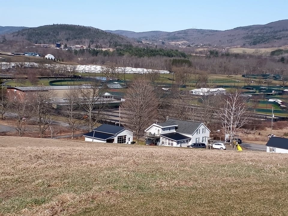 Roundtripper in the off season, note the Dream Park clubhouses and ballfields in view. The only way to get closer would to be volunteer to coach!