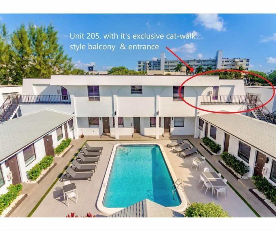 Location of your 2BR with pool view!