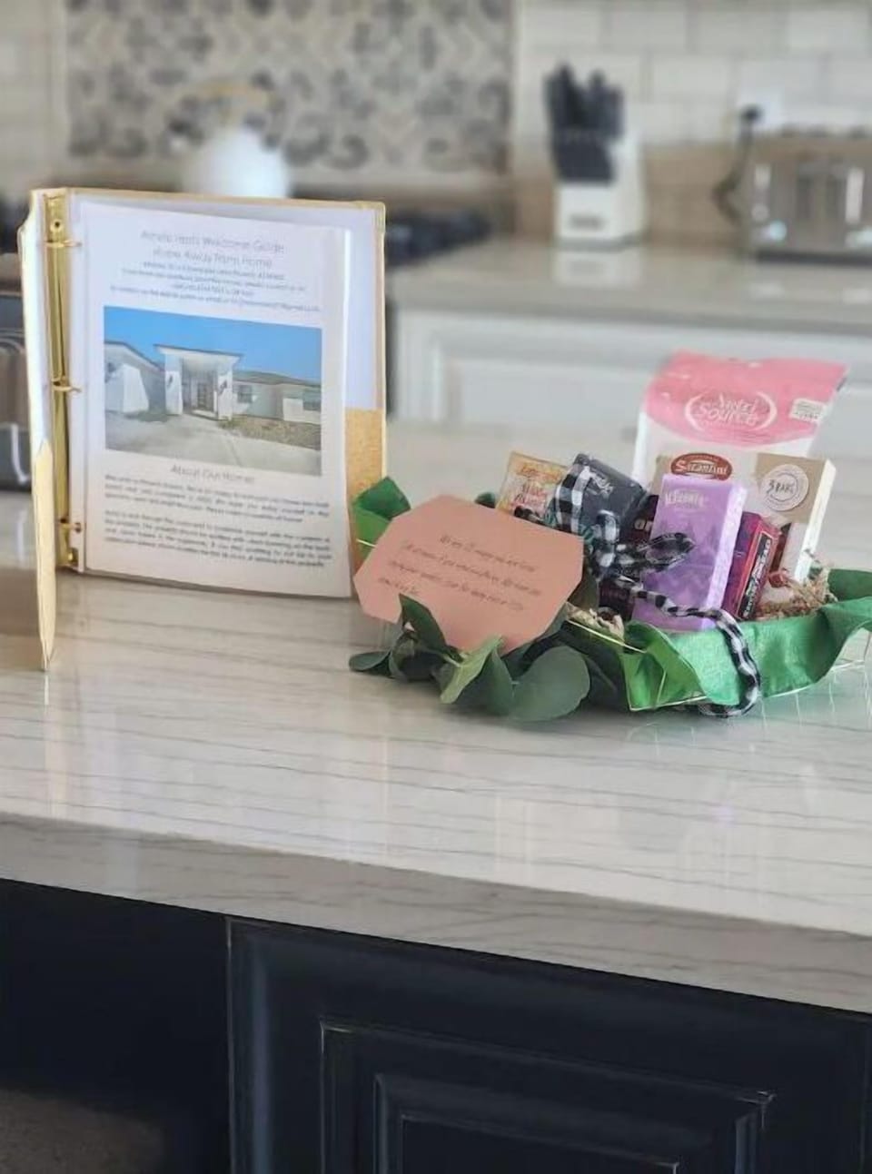 Welcome informational book with some extras.