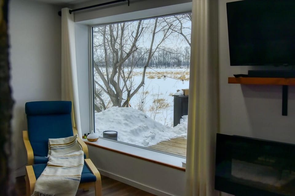 A chair by the window to gaze at the world