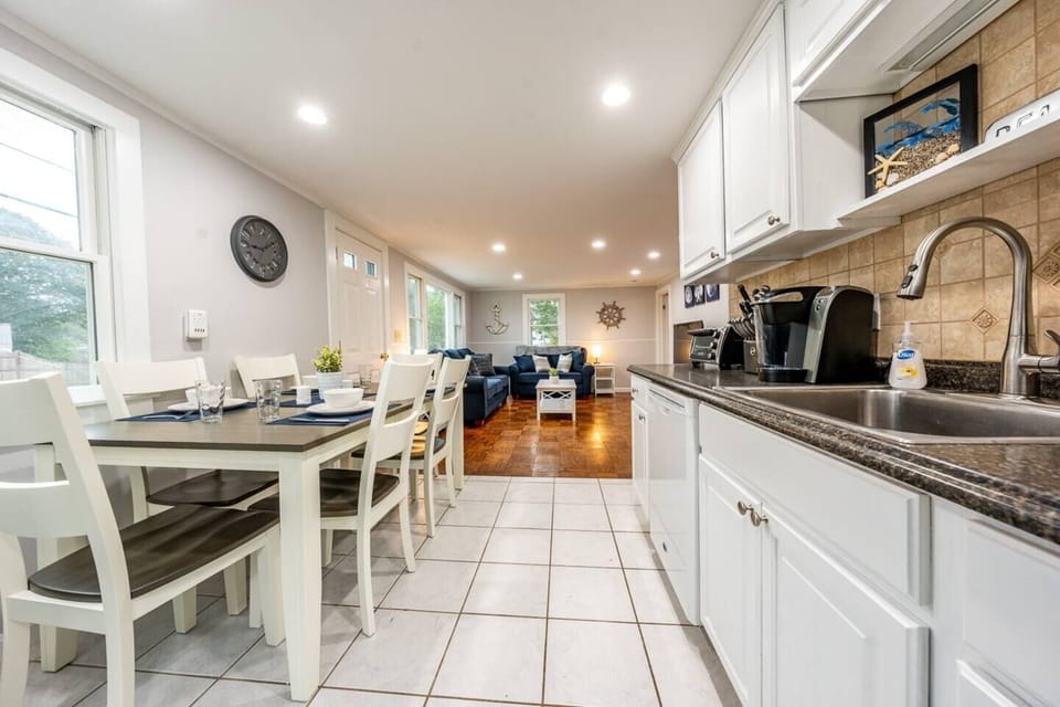 Our charming kitchen is warm and inviting, with delightful details!