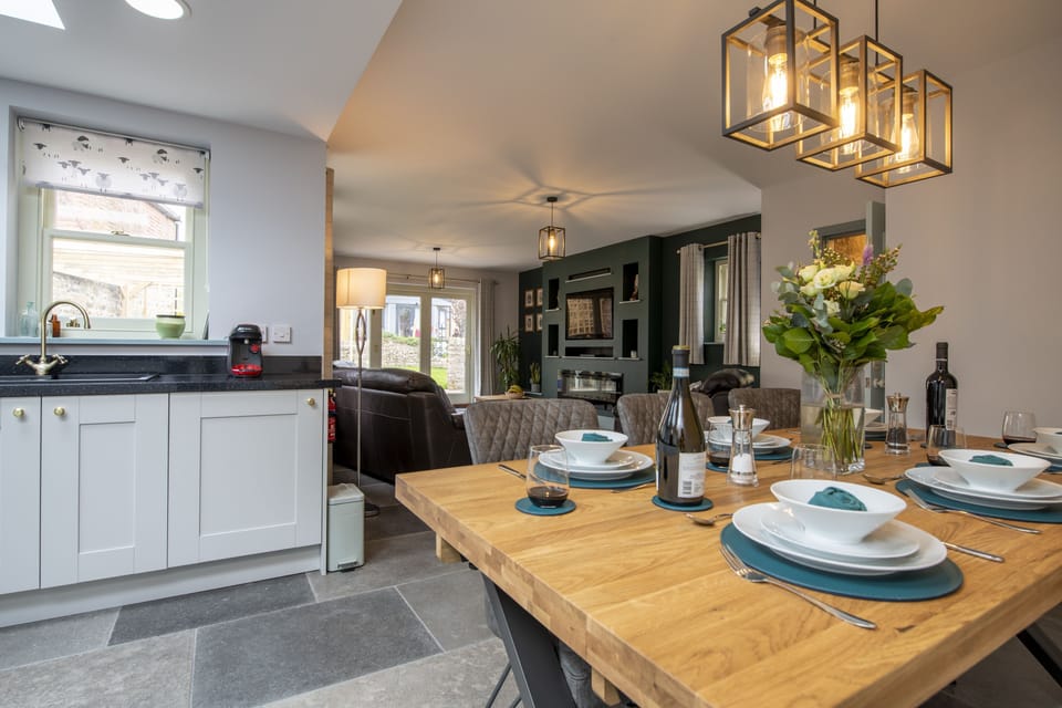 Ground floor: Open-plan living area