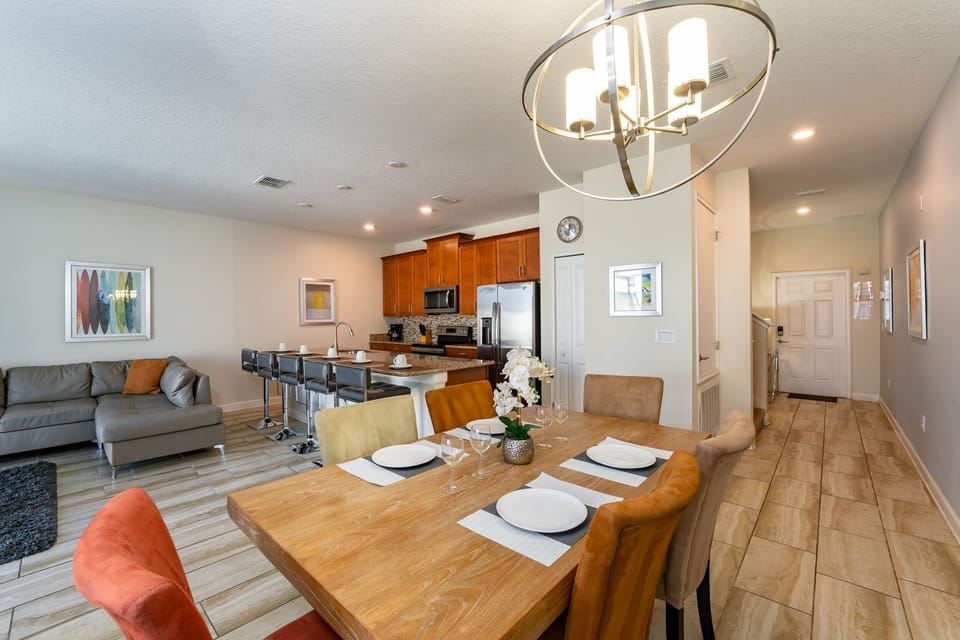 Open floor plan downstairs