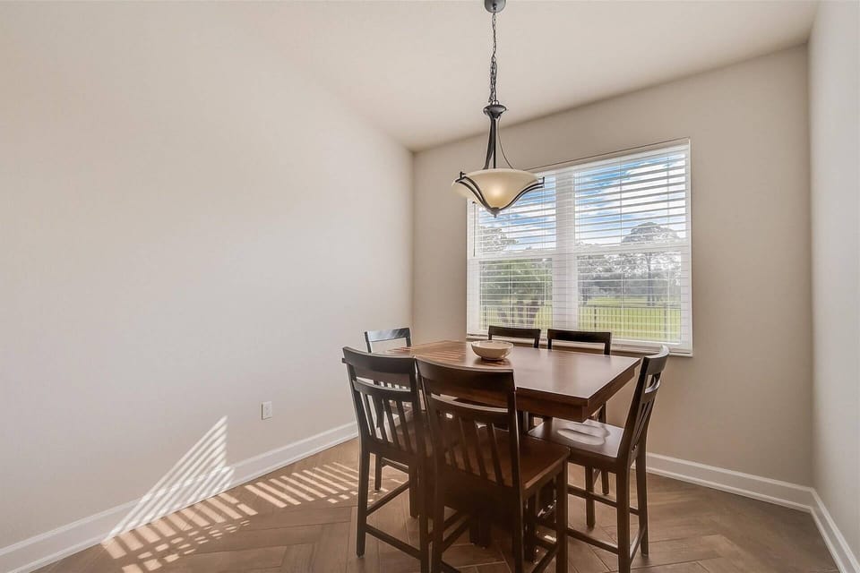 breakfast nook for enjoying a morning coffee