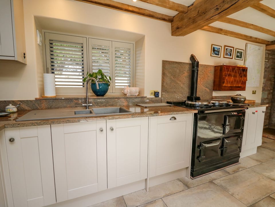Fridge, dishwasher, electric kettle, toaster