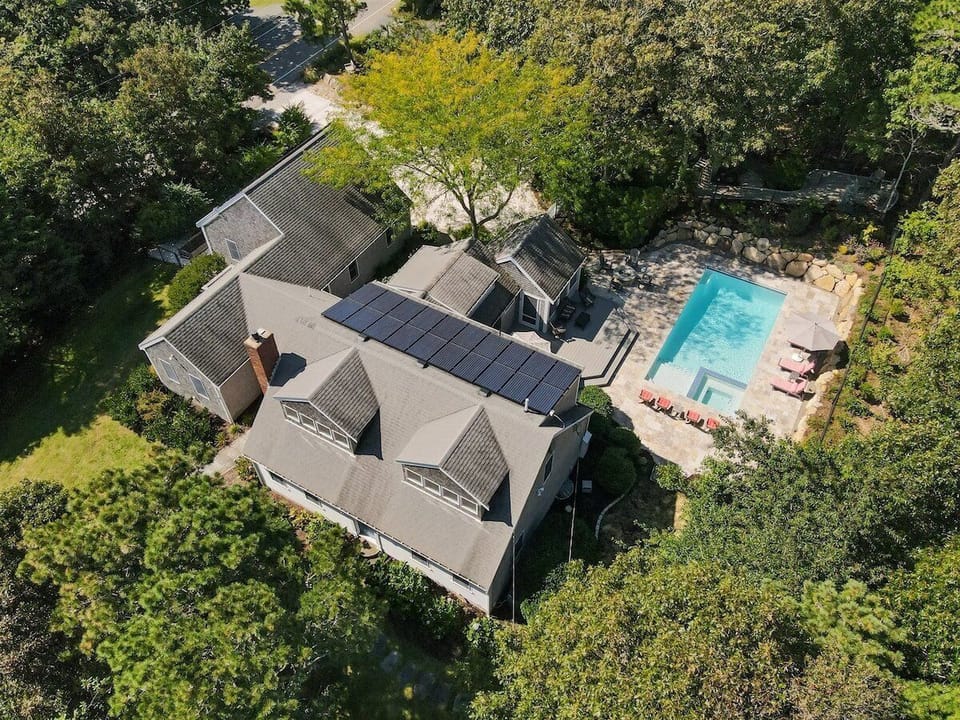 Aerial of property