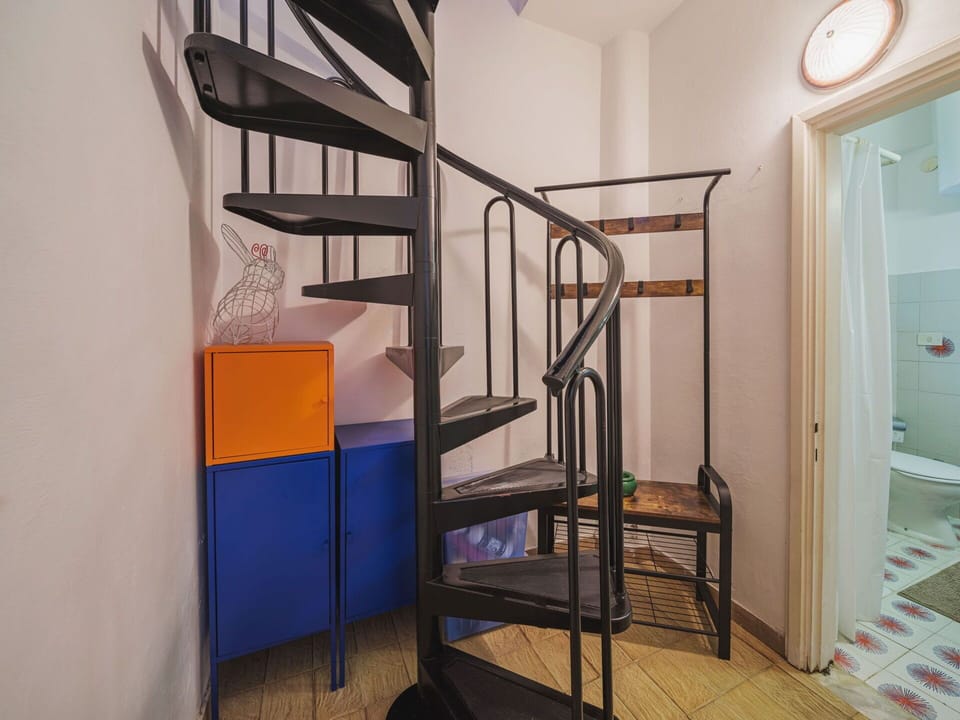 Building, Wood, Interior Design, Flooring, Floor, Paint, Stairs, Wall, Art, House