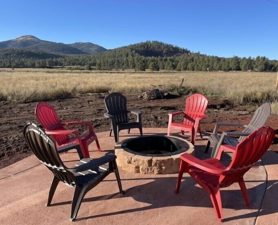 Firepit to enjoy time and conversation at Williams Arizona Vacation Rental