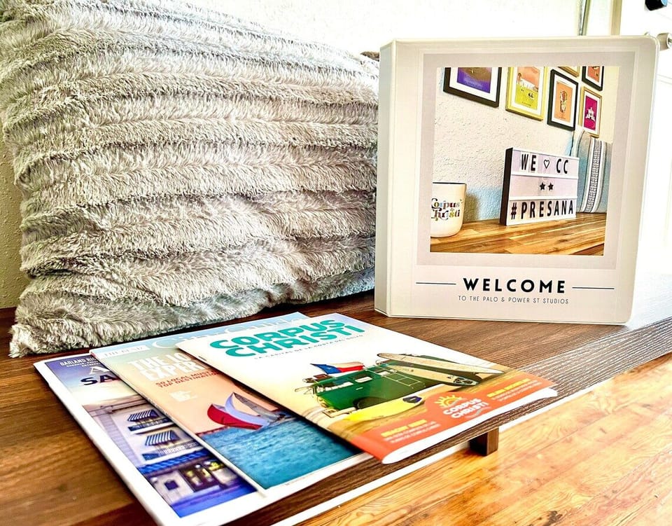 We have local manuals and guidebooks in all of our homes to help guide you to the Best of the Best in the Coastal Bend