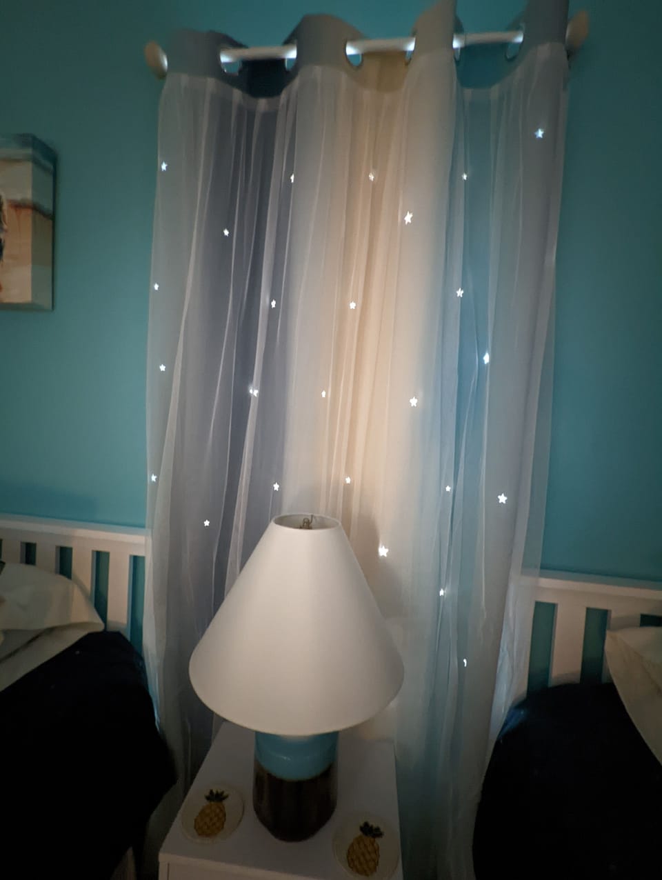 starlight curtains in 3rd bedroom