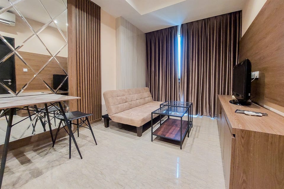 Apartment, 1 Bedroom | Living area | TV