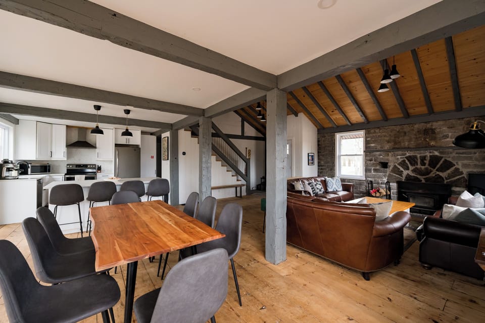Spacious and Open Concept Great Room meets Kitchen/Dining Area.