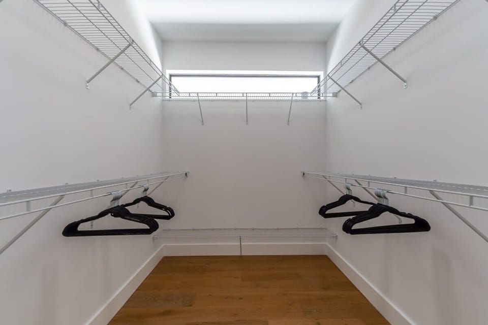 Huge closet for all your clothing, like another room