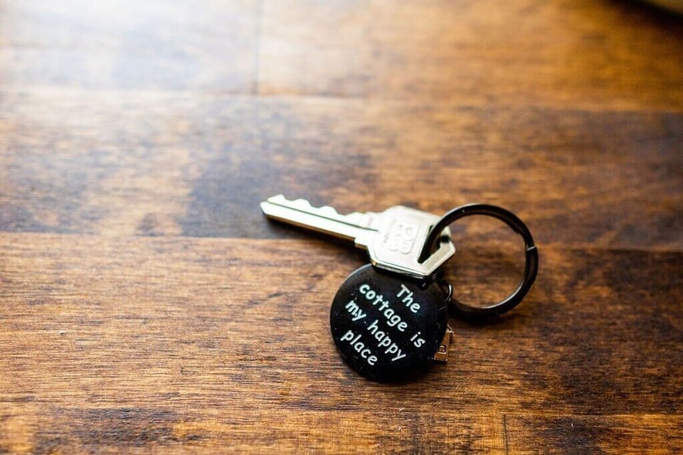 Your keys. We are old school.