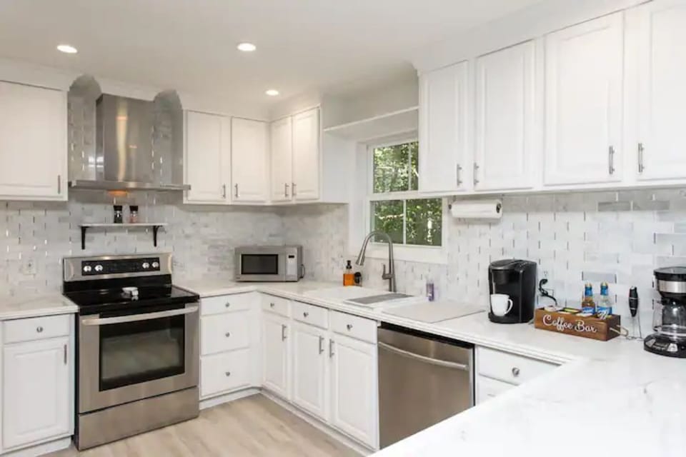 Bright and open kitchen