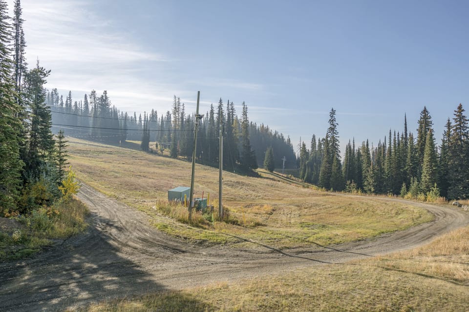 View from Balcony - Ski way to Silver Queen Chair 