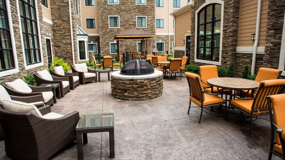 Lounge outside.