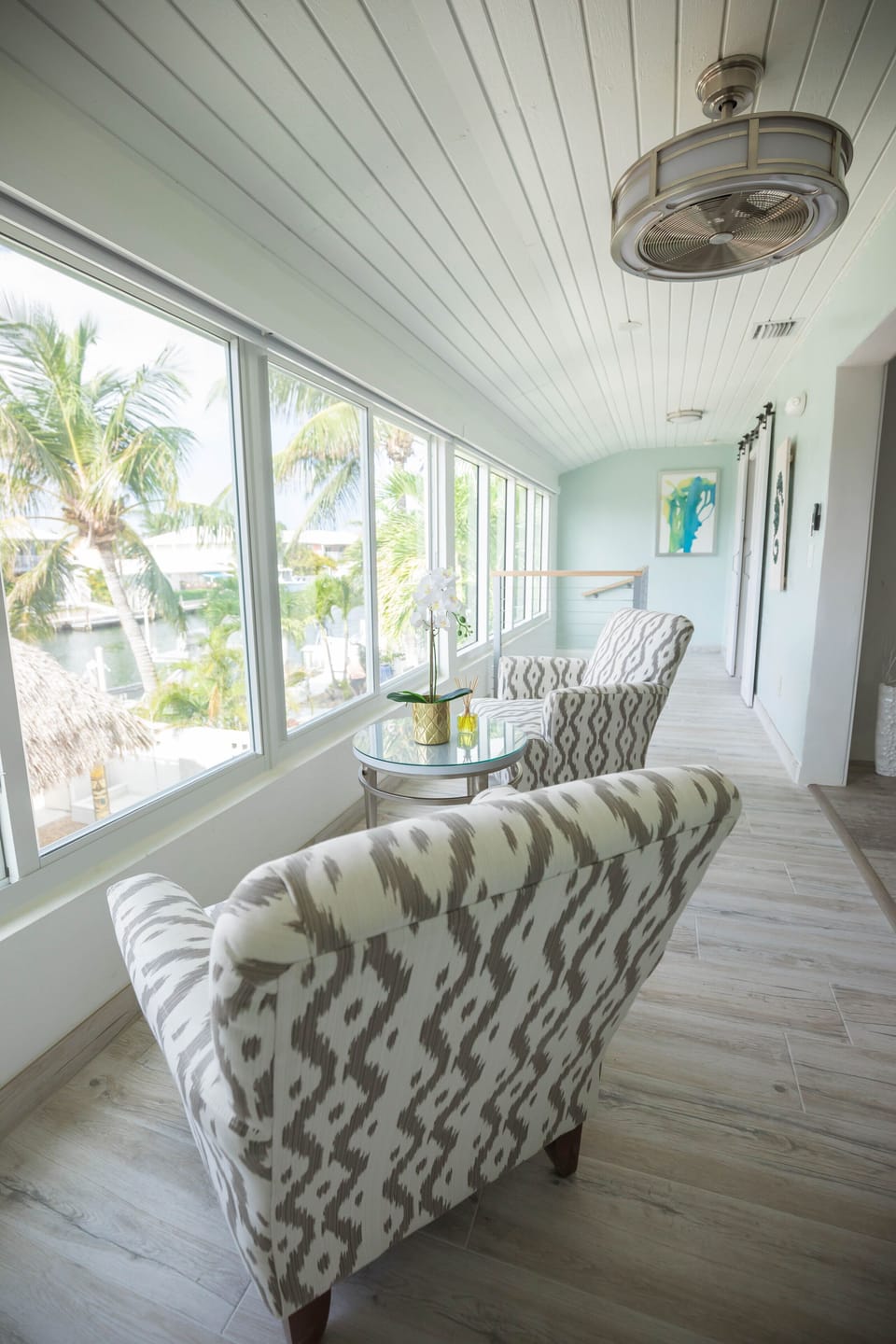 Sitting room view of water