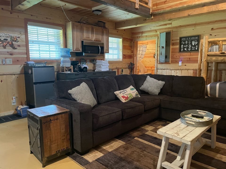 Bunkhouse - pullout full sofa and kitchenette. 