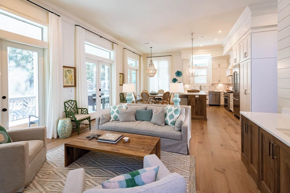 Living, Kitchen