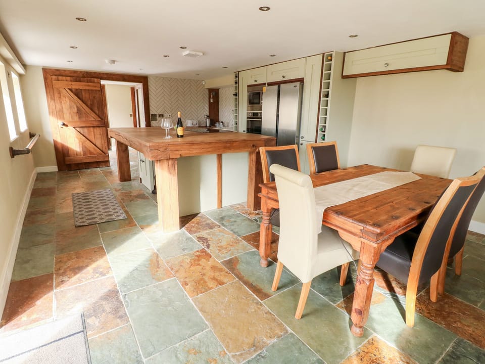 Fridge, dishwasher, electric kettle, toaster