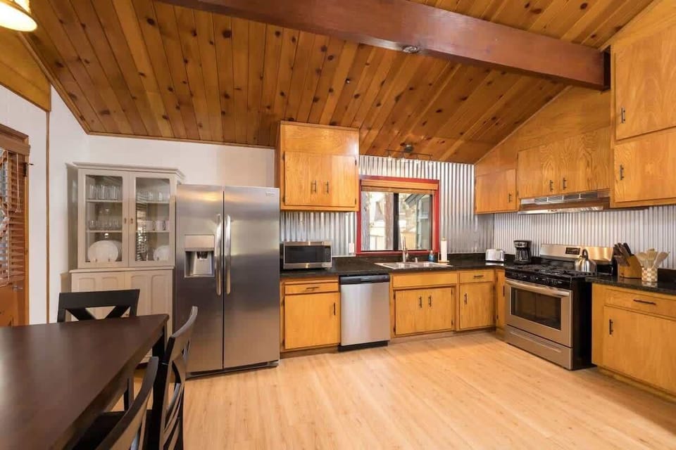 Modern Granite New Kitchen for the chef in the group.