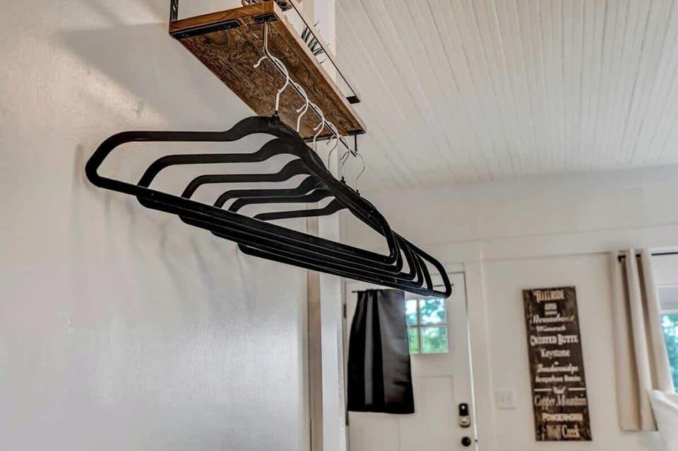 Hangers to Dry any extra clothe you might Bring