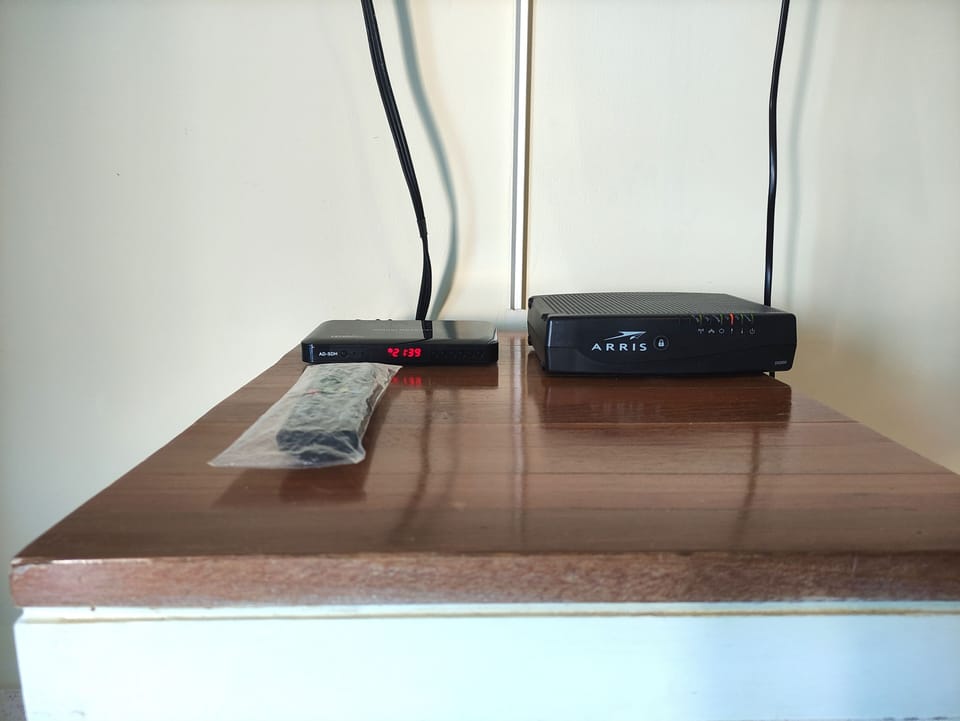 Free wifi and cable TV