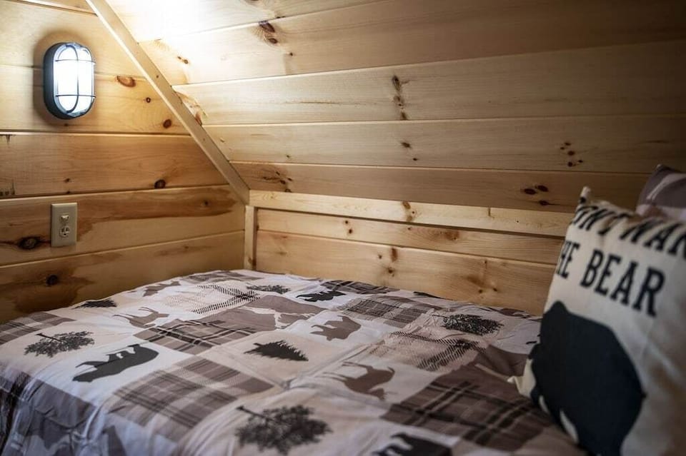 One of Bearadise's comfy bedrooms