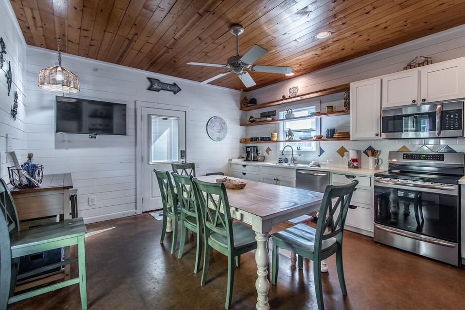 Tons of room to sit enjoy playing games or a meal together