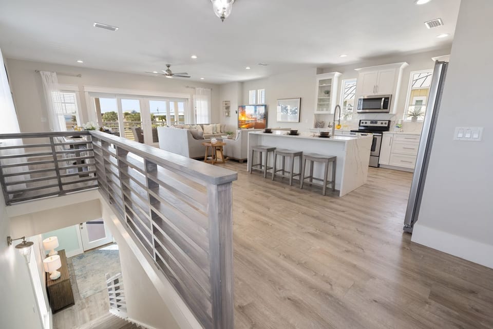 Main level of the home -