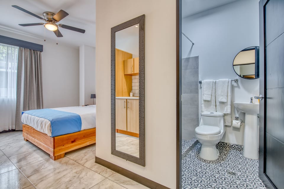 Private Full Bathroom with Hot Shower