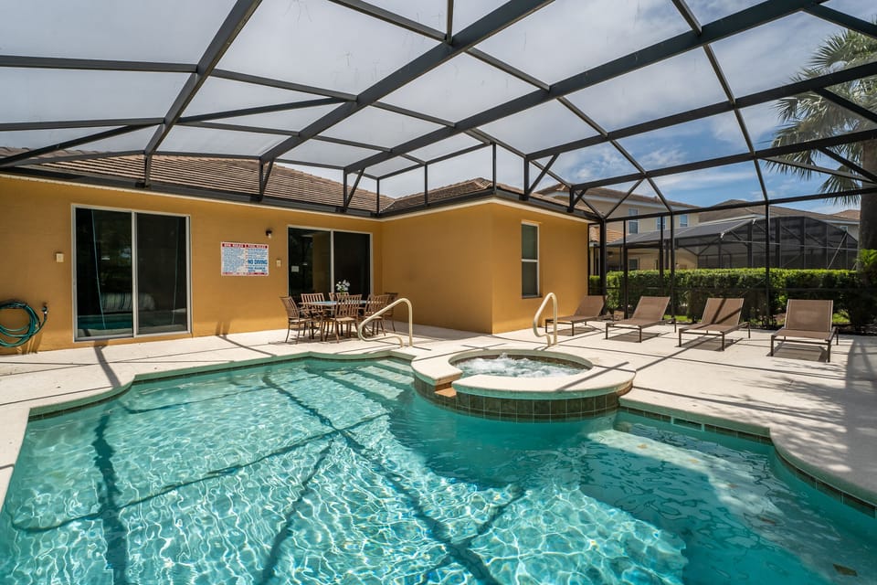Pool area showing private pool and spa
