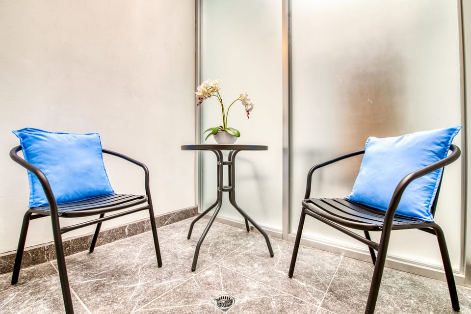Indoor Sunlight Patio with Furniture Seating for 2